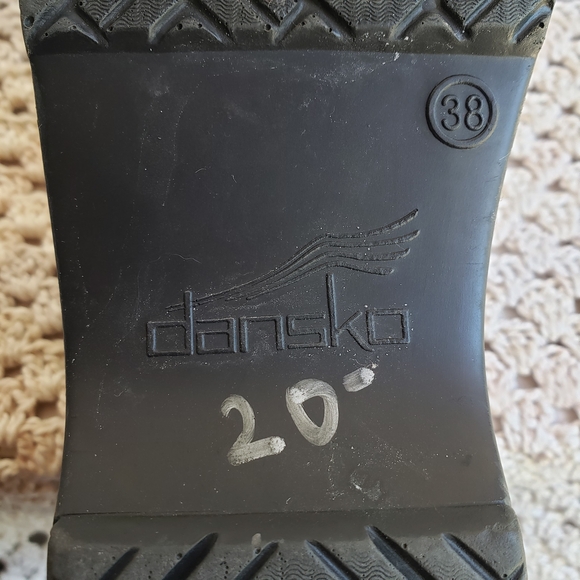 Dansko Brown Leather Women's Mules - Picture 6 of 9